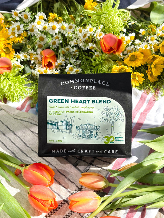 Pittsburgh Parks Conservancy and Commonplace Coffee Unveil "Green Heart Blend” To Celebrate 30 Years Of Pittsburgh's Parks